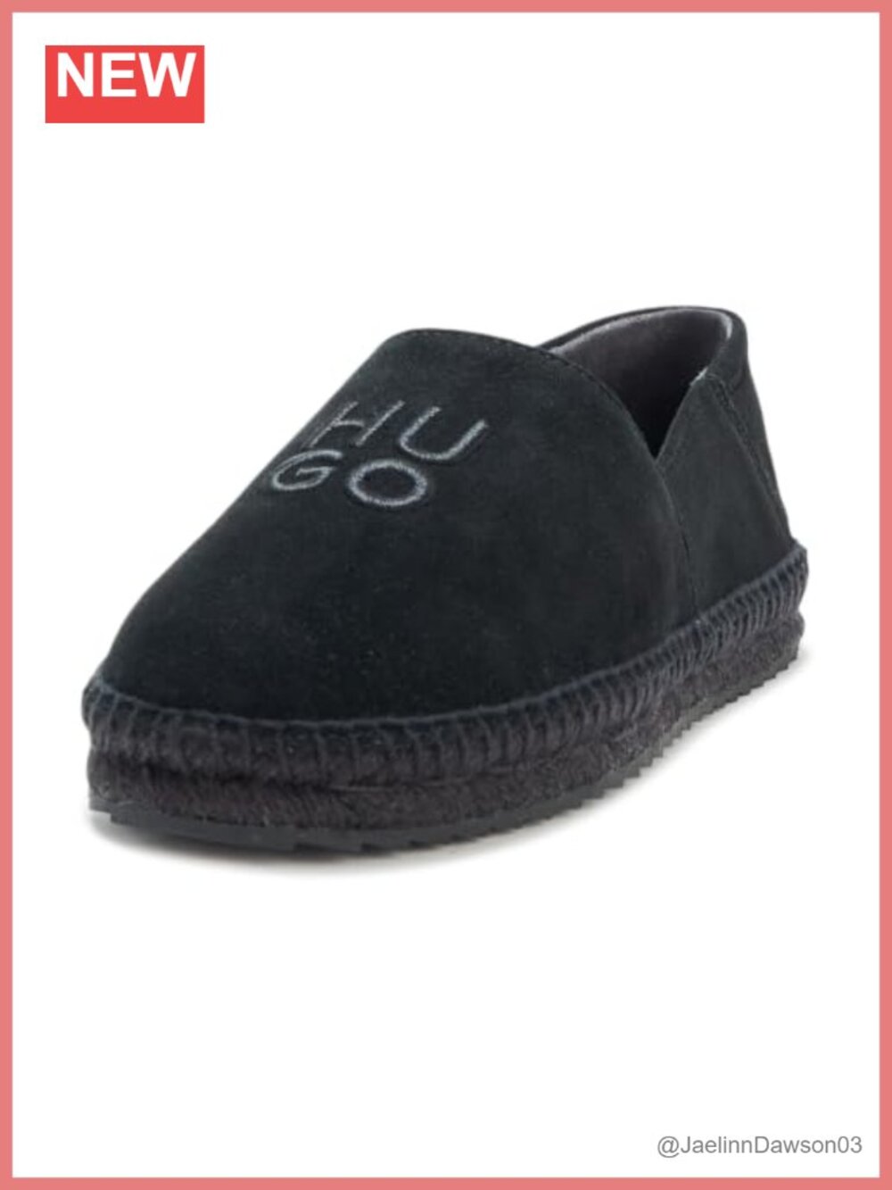 Suede Slip-On Espadrille Loafers Women's Shoes Flat Pull-On Summer